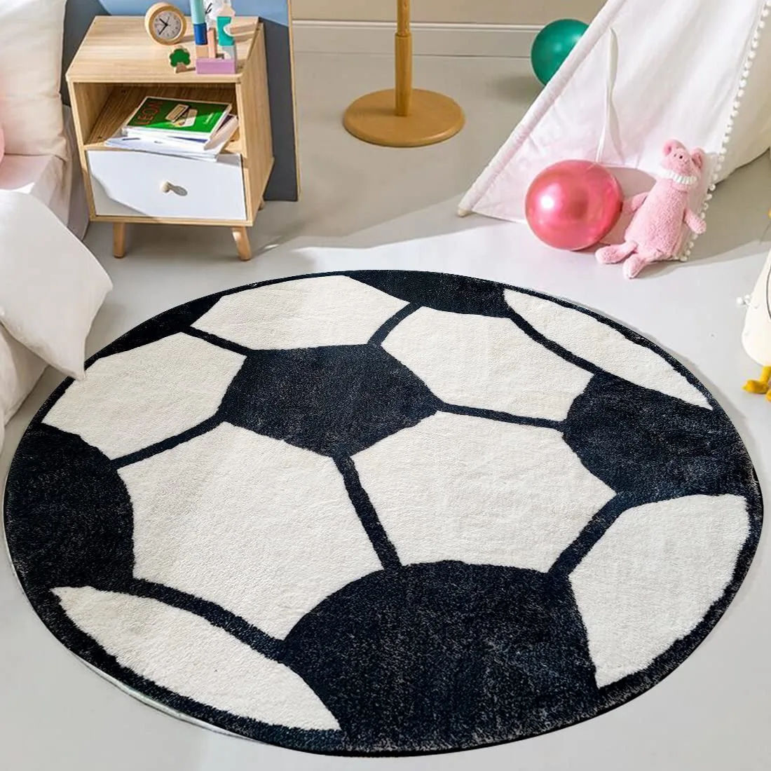 kids rug soccer 4ft 1