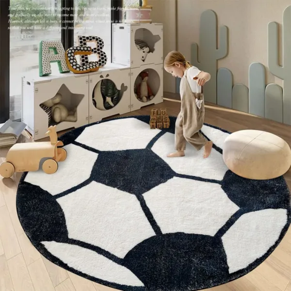 kids rug soccer 4ft 4