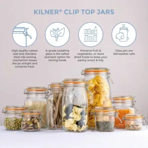 kilner clip top jar 6
