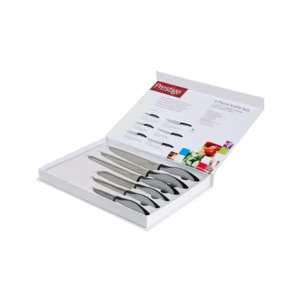 This 15-piece knife block set features superior quality Japanese steel blades for precision cutting in the kitchen, complete with cooking and serving knives, offering superior comfort, balance, and control.