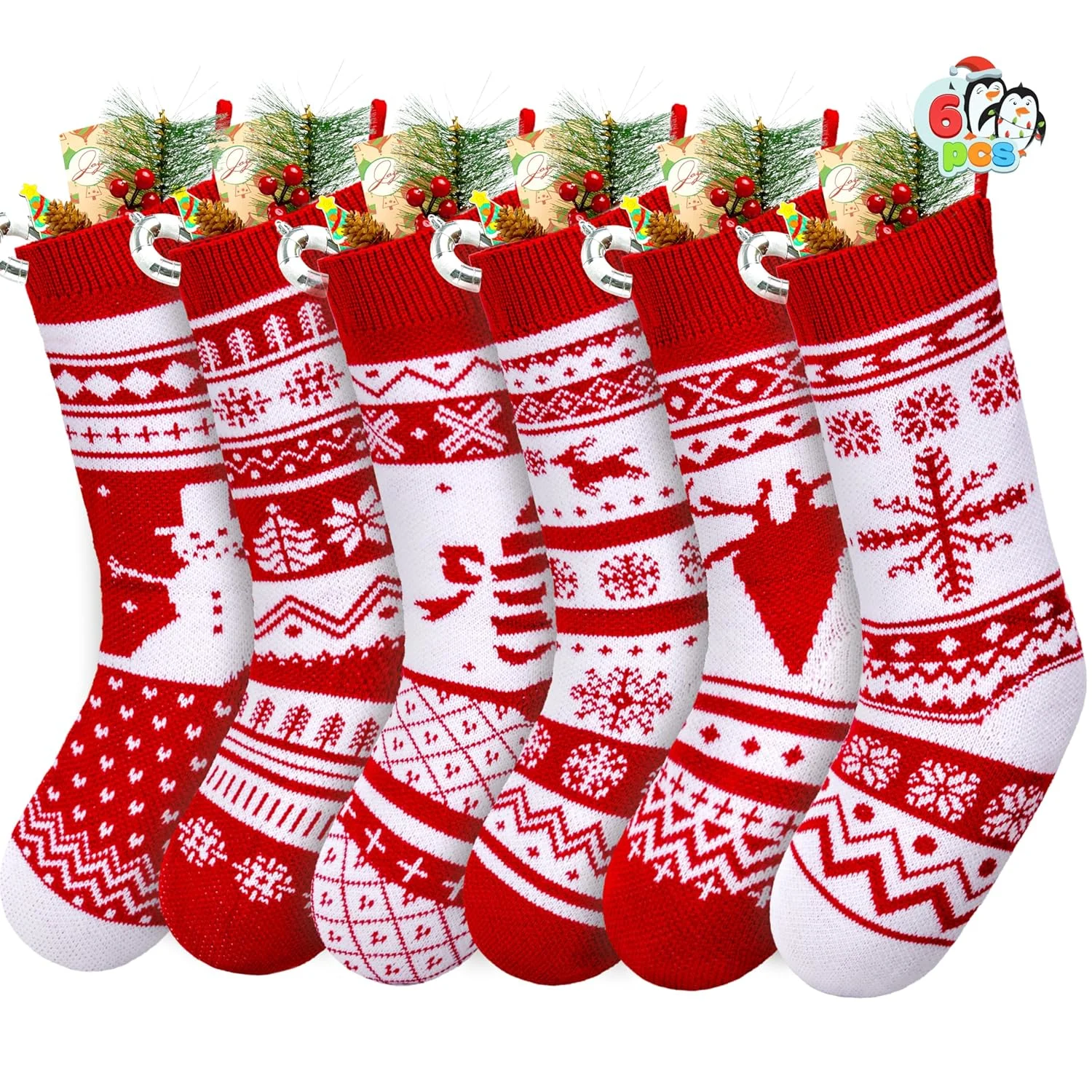 knit christmas stockings large 1