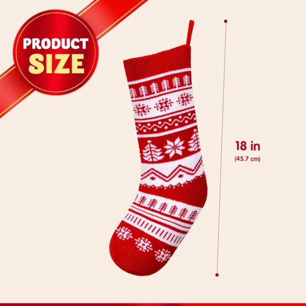 knit christmas stockings large 3