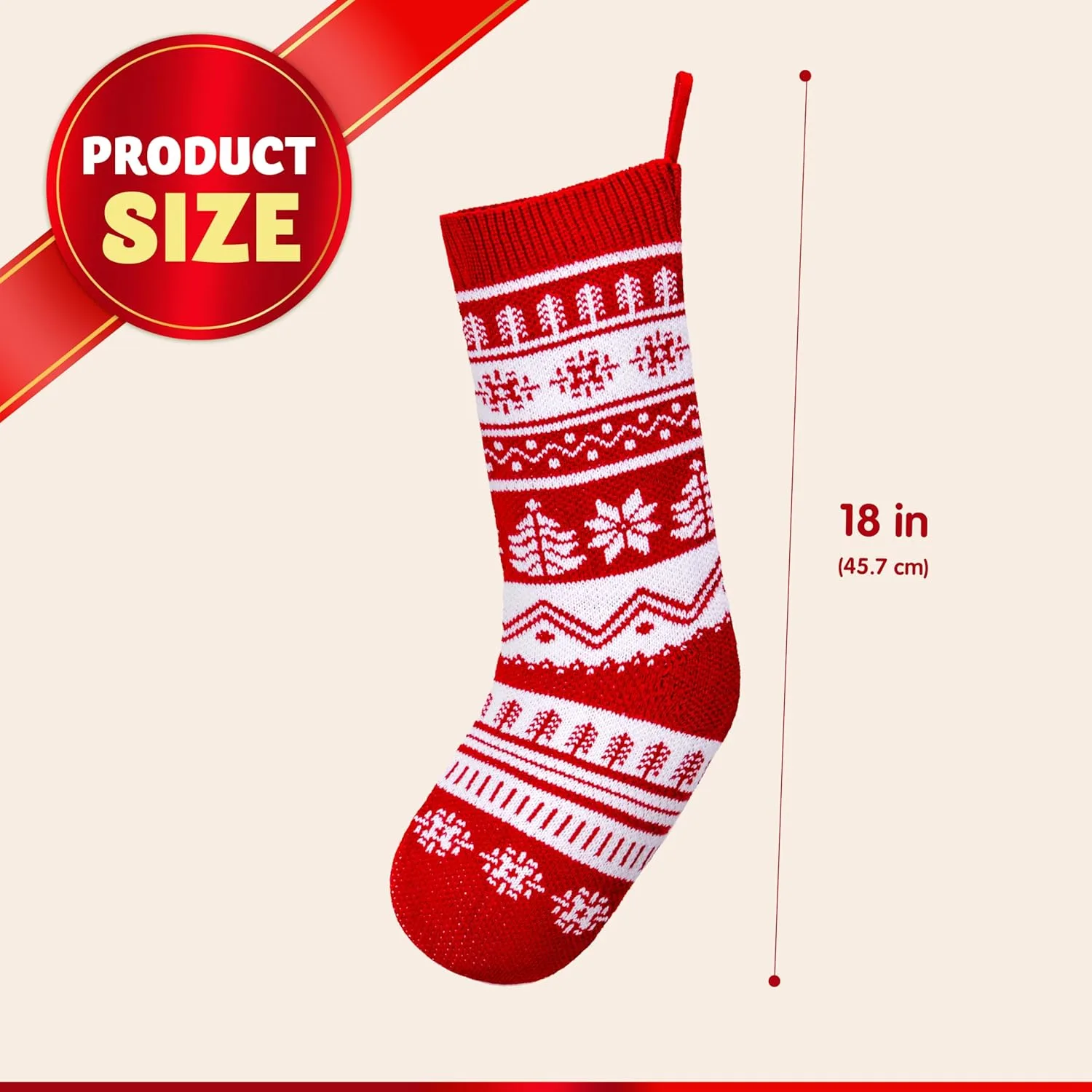 knit christmas stockings large 3