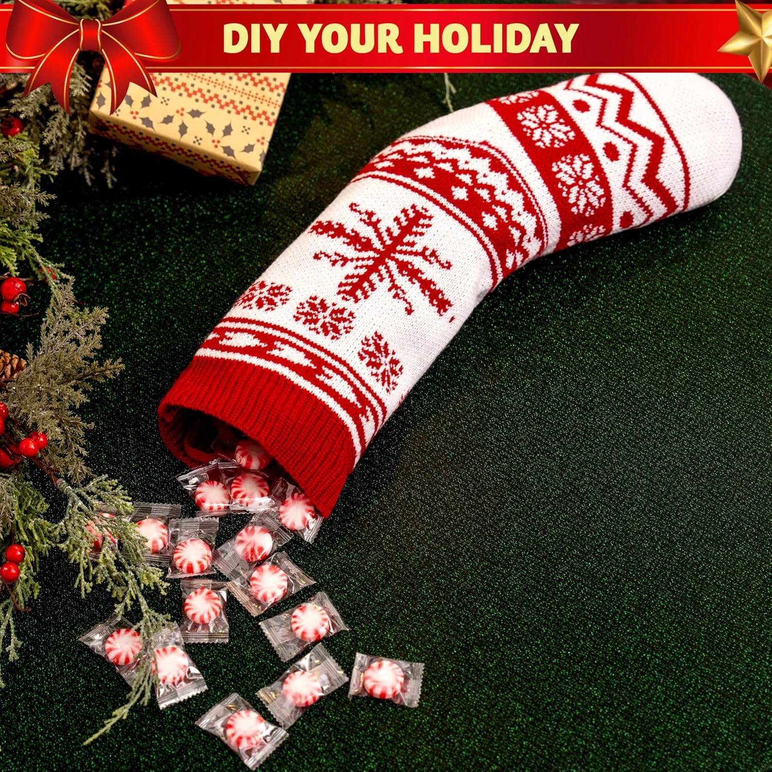 knit christmas stockings large 4