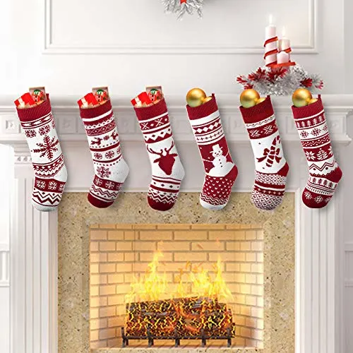 knit christmas stockings large 6