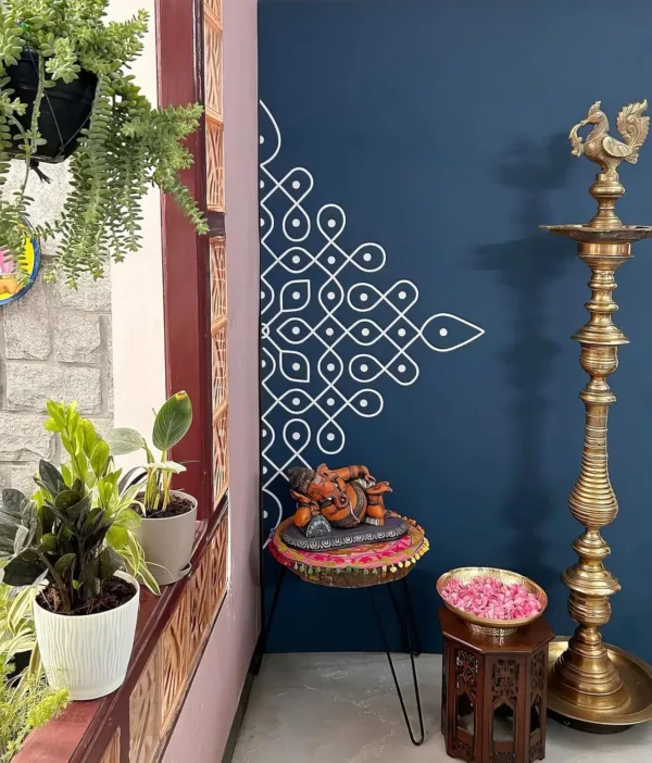 kolam wall stickers 1