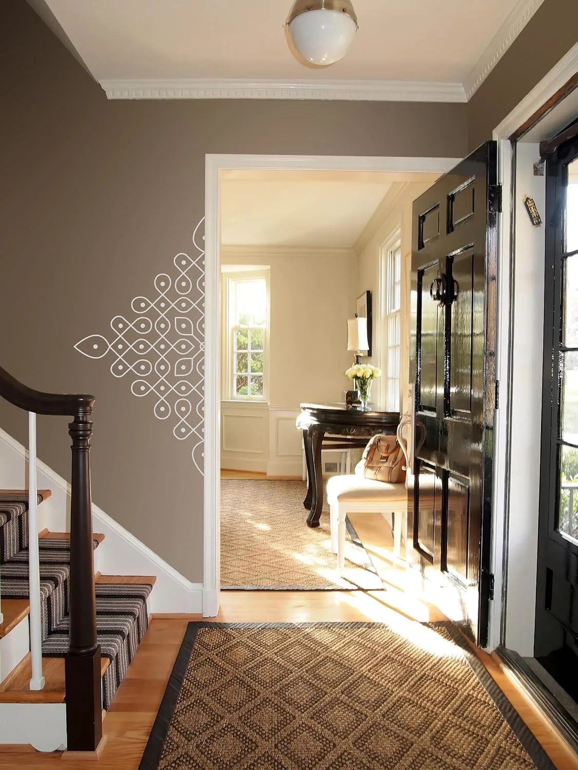 kolam wall stickers 2