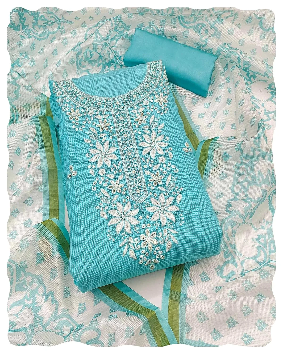 kota doria dress material 1