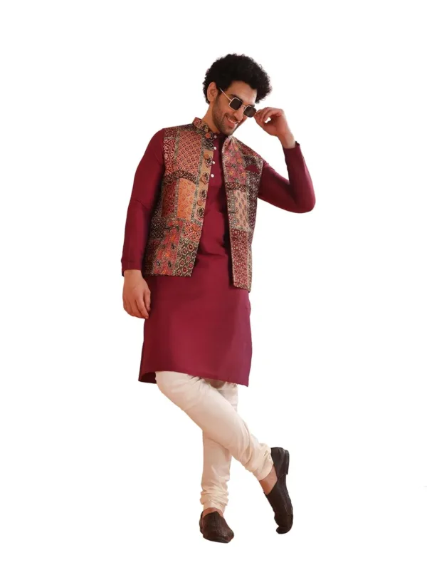 kurta jacket set 1