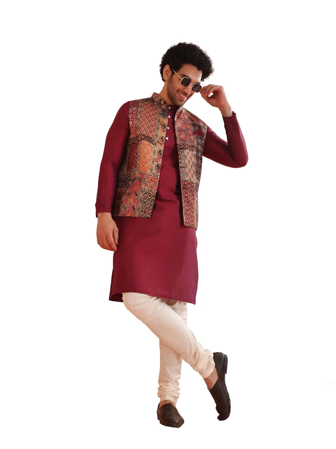 kurta jacket set 1