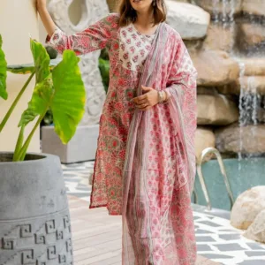 kurta trouser dupatta set 2