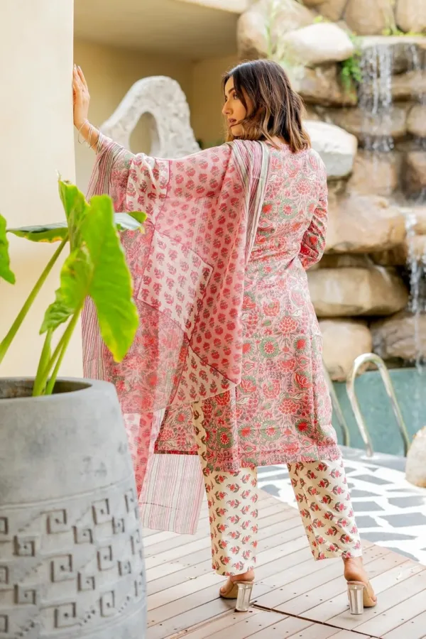 kurta trouser dupatta set 3