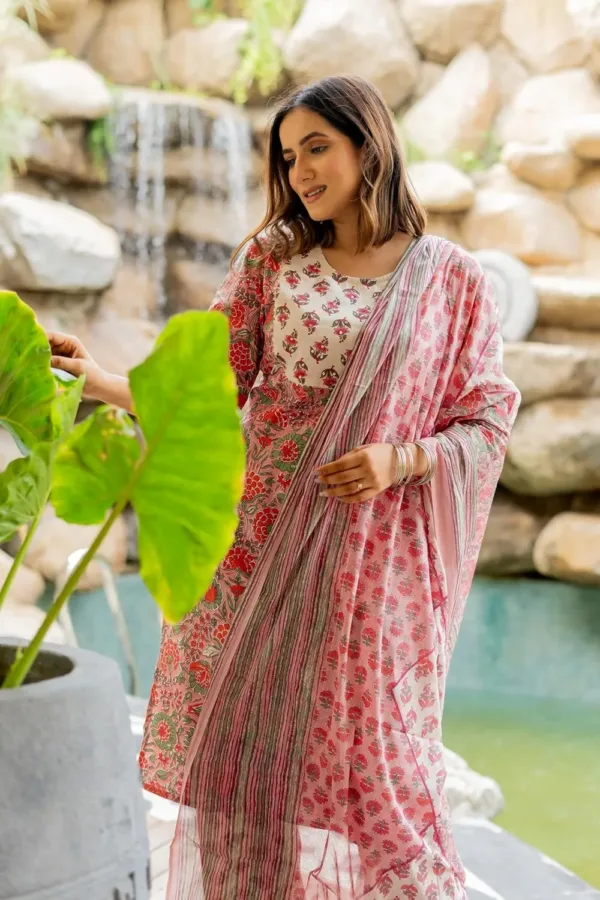 kurta trouser dupatta set 6