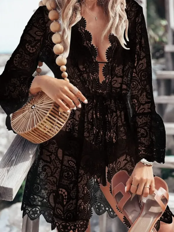 lace cover up beach 2