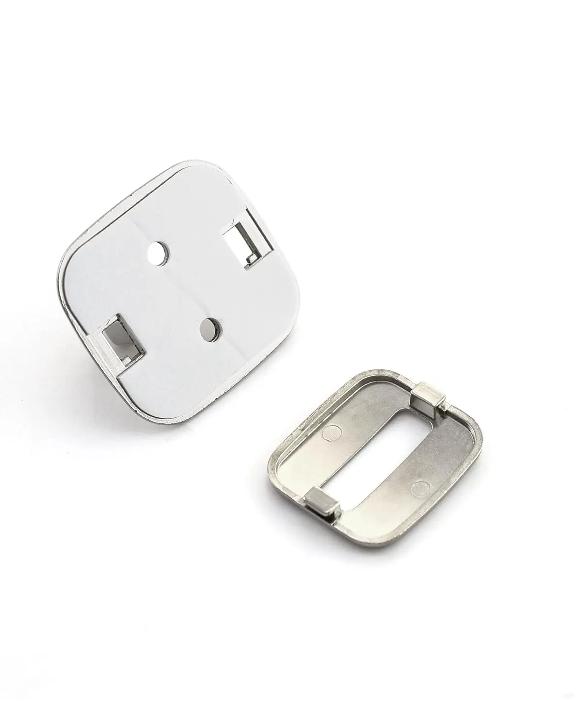 This 10-pack of QWORK steel laptop cable lock anchors provide a secure mounting point to protect laptops with keyed or combination cable locks from theft, featuring easy installation with included screws and mounting tape.