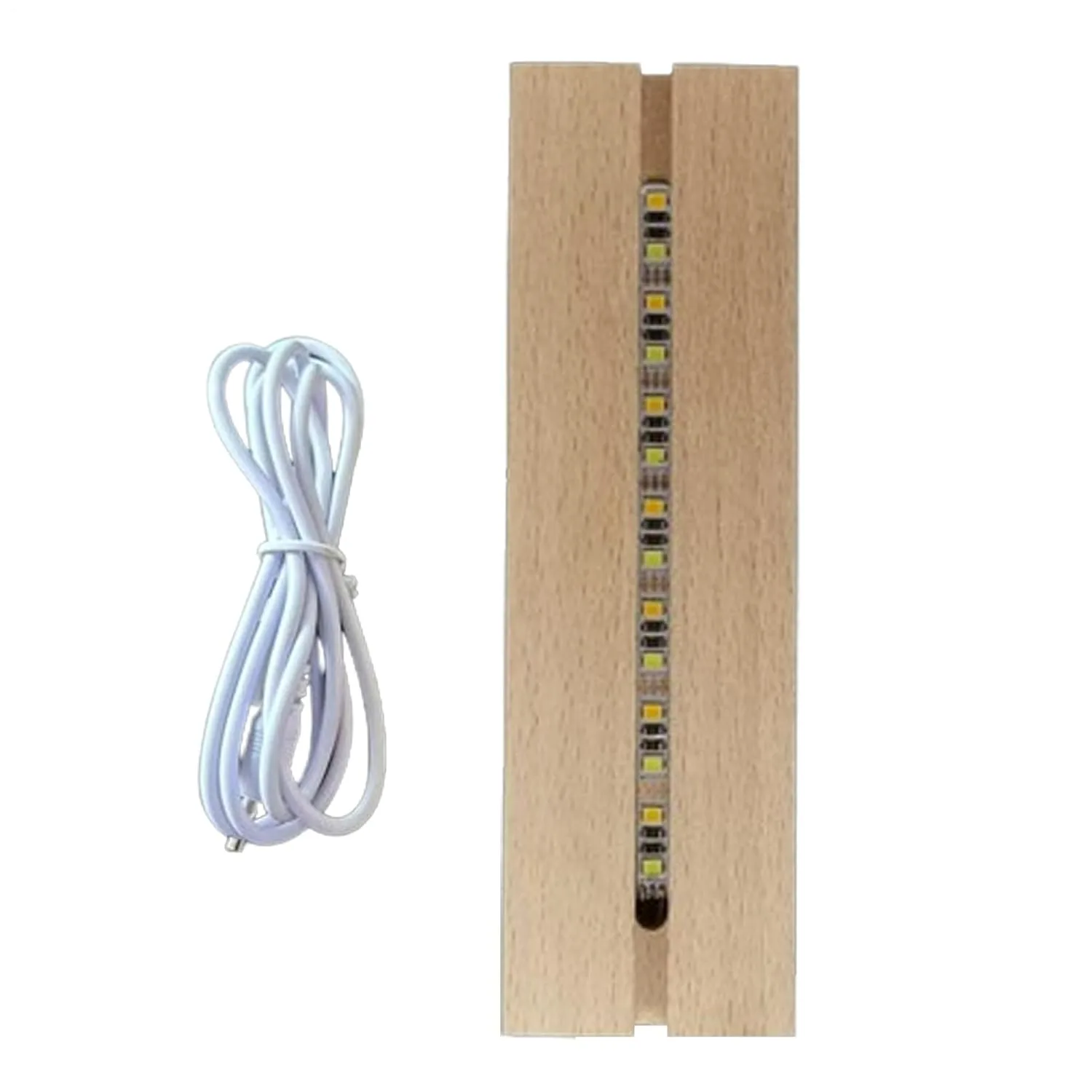 led light base wood 6