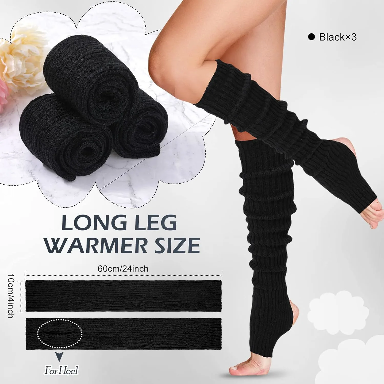leg warmers knee socks 2