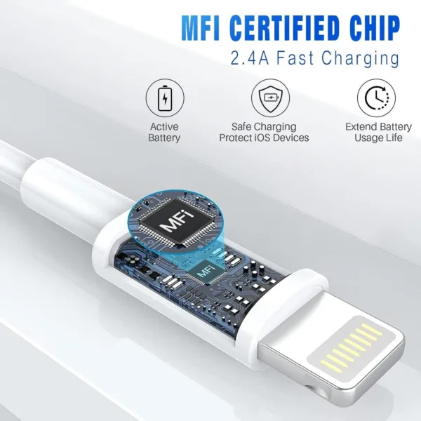 lightning cable mfi certified 6