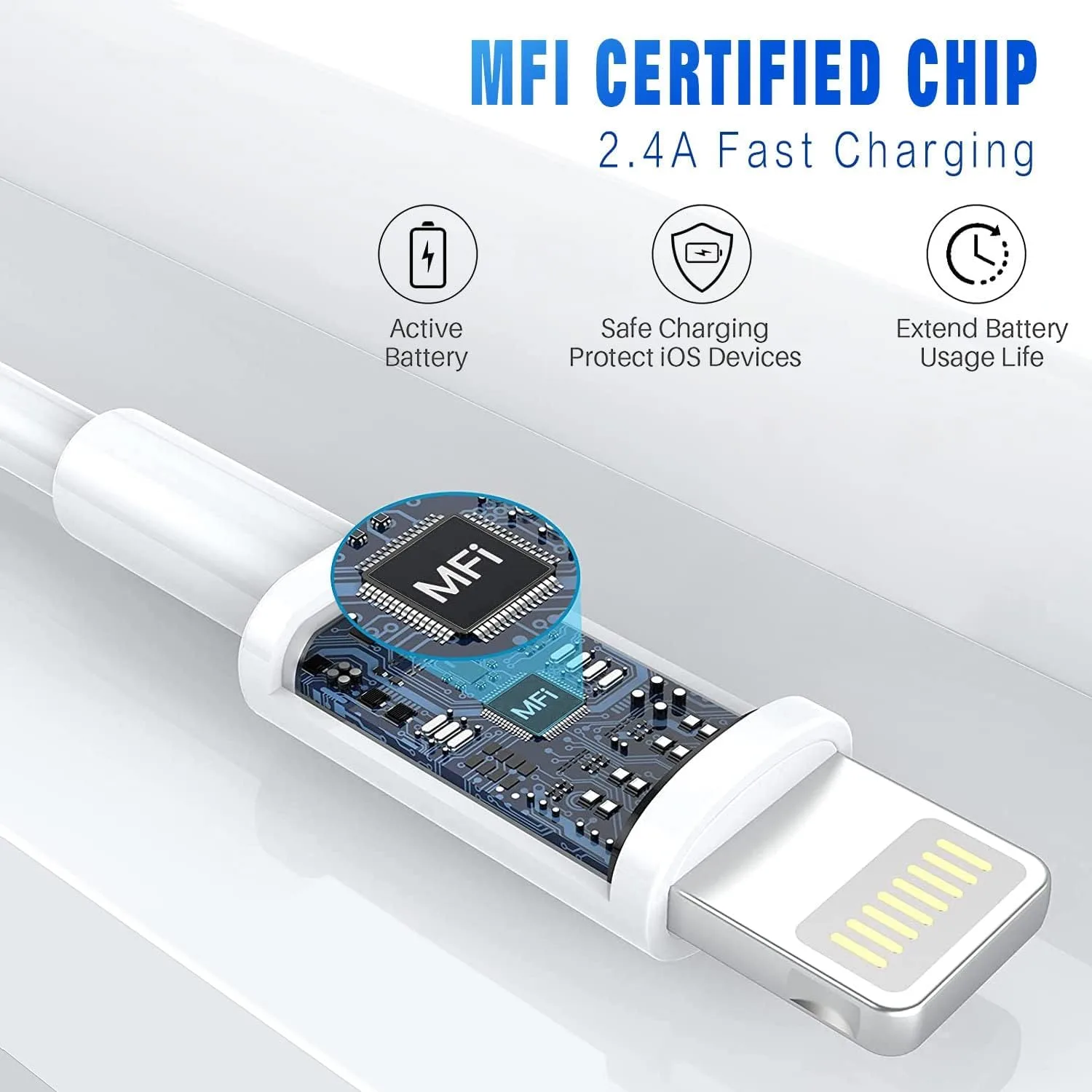 lightning cable mfi certified 6