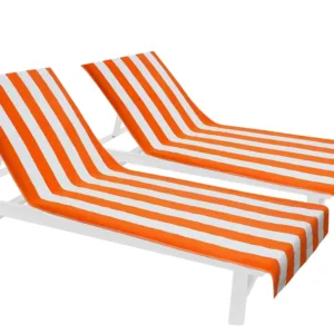 lounge chair cover orange 1