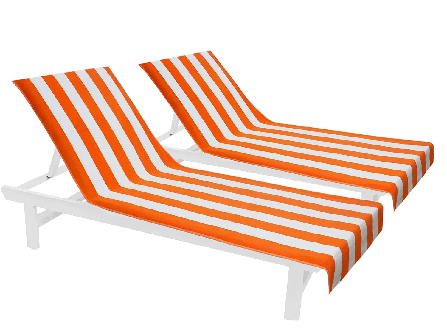 lounge chair cover orange 1