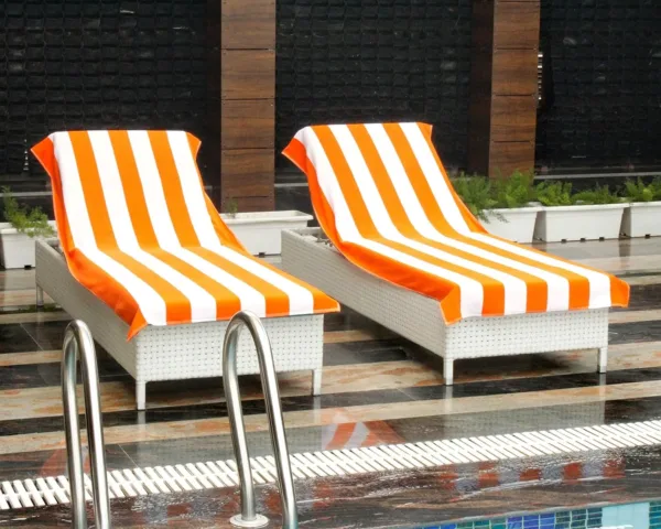 lounge chair cover orange 3