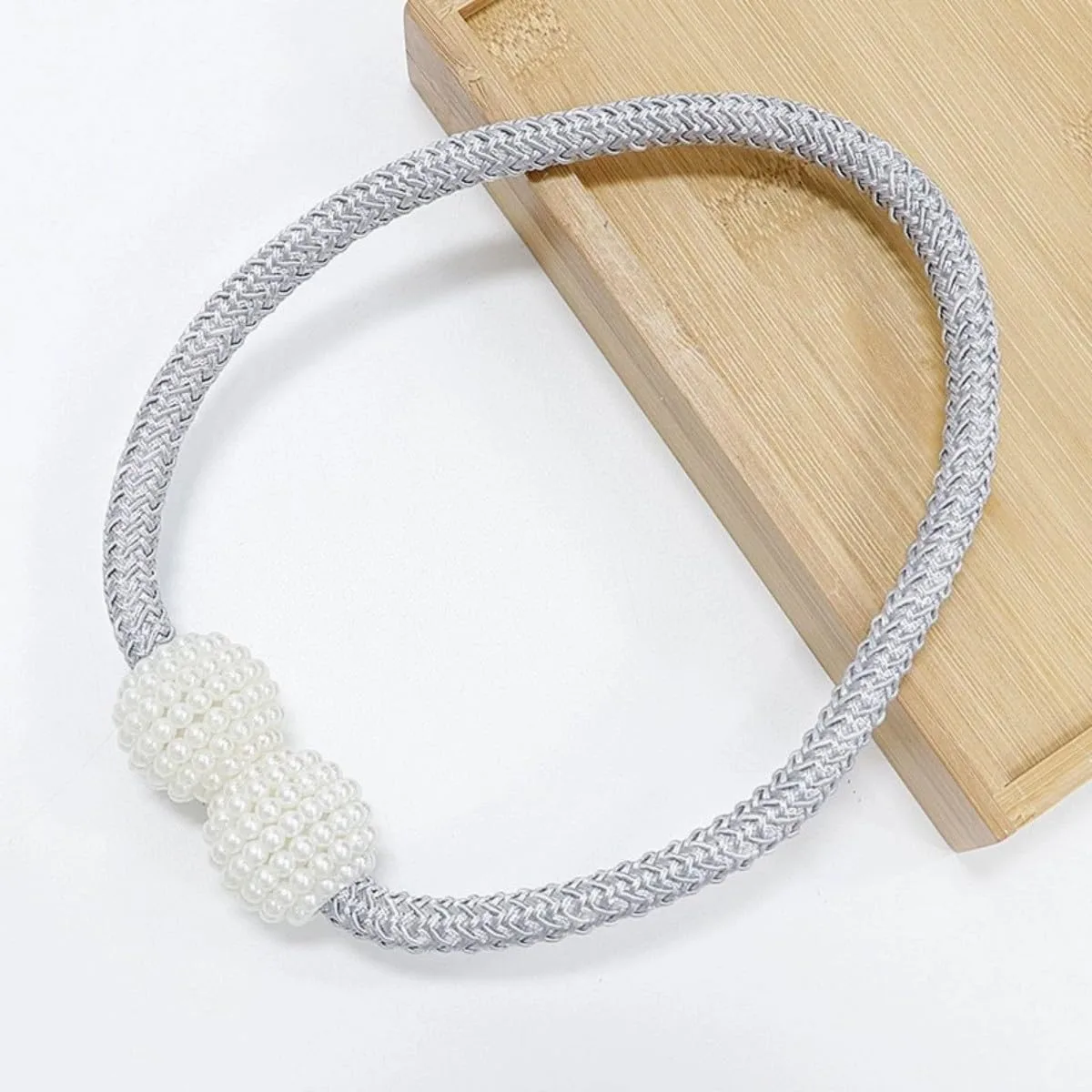 magnetic curtain tiebacks grey 6