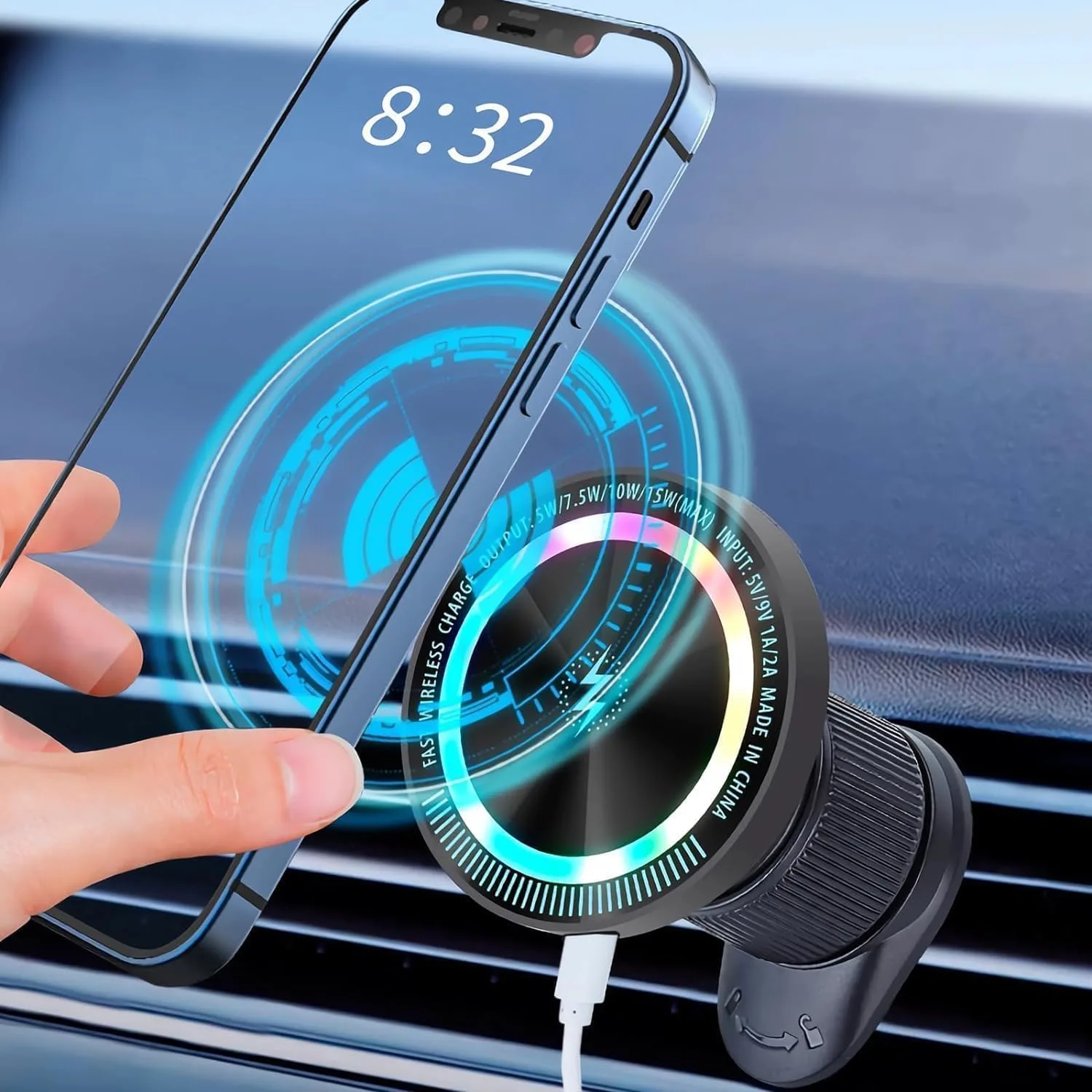 magnetic wireless car charger 1