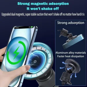 magnetic wireless car charger 3