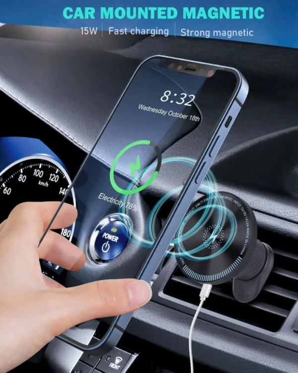 magnetic wireless car charger 4