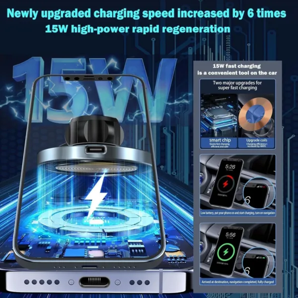 magnetic wireless car charger 5