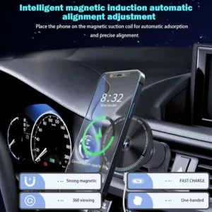 magnetic wireless car charger 6
