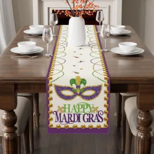 mardi gras table runner 2