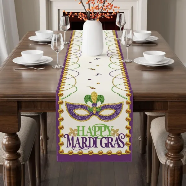 mardi gras table runner 2