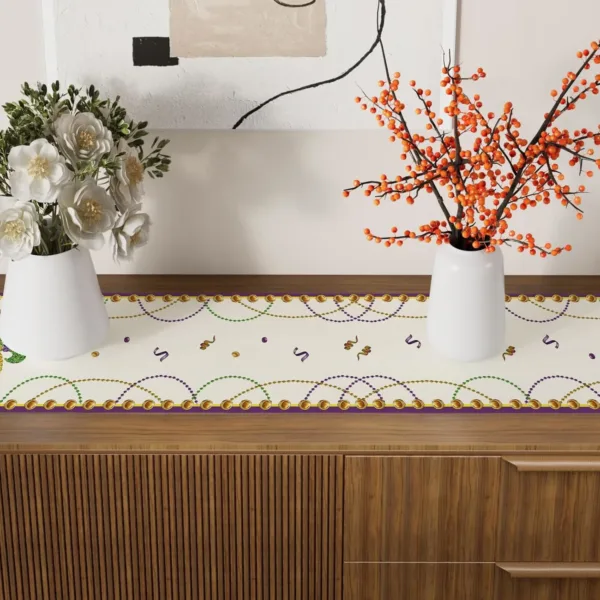 mardi gras table runner 4