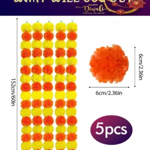 marigold garland decorations 2