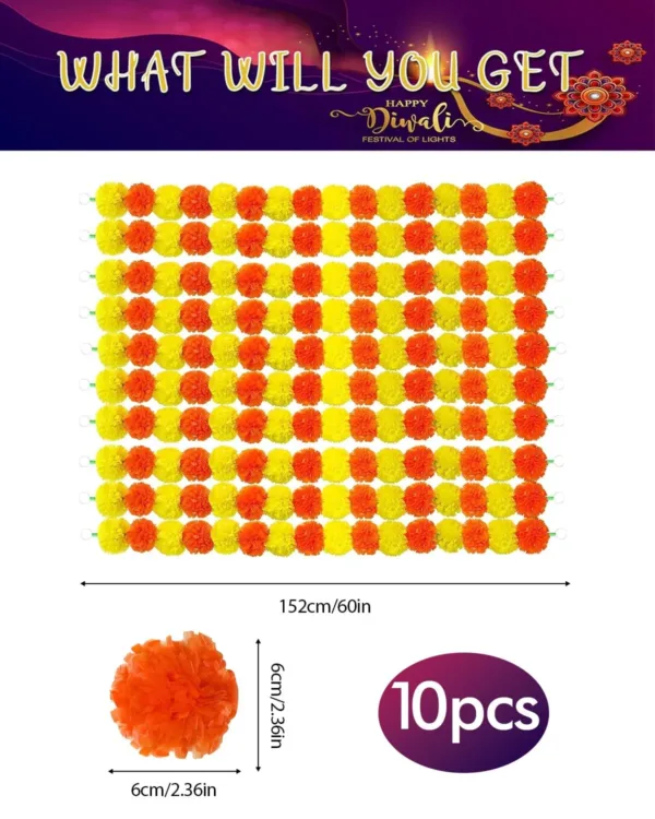 marigold garland flowers 2