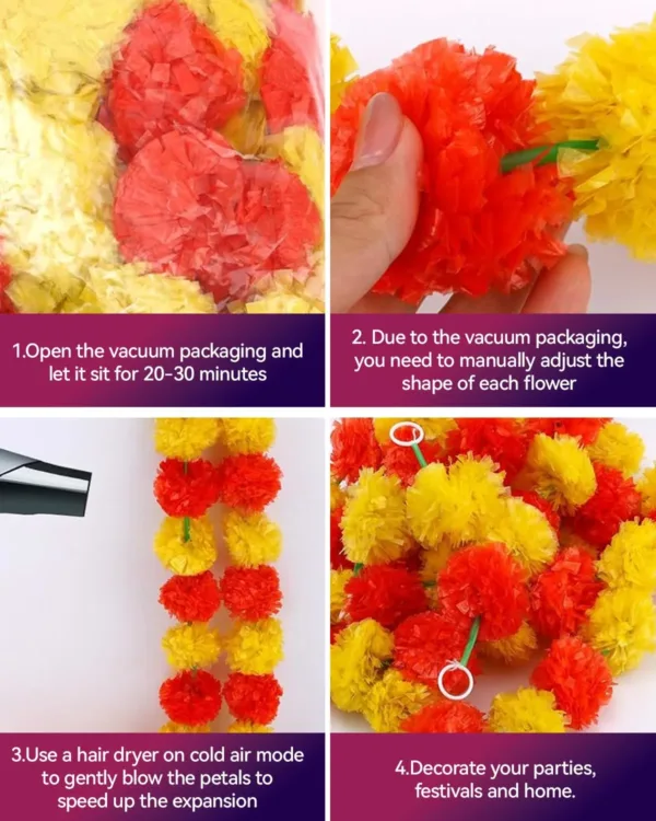 marigold garland flowers 4