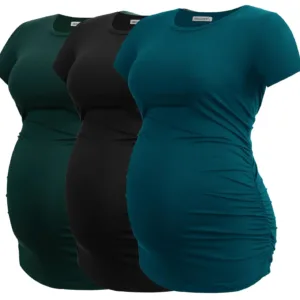 maternity dress ruched 1