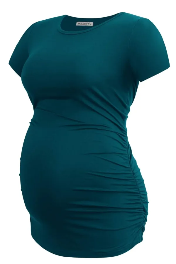 maternity dress ruched 3