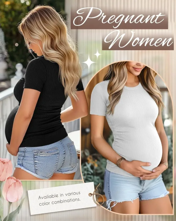 maternity shirts pack 5
