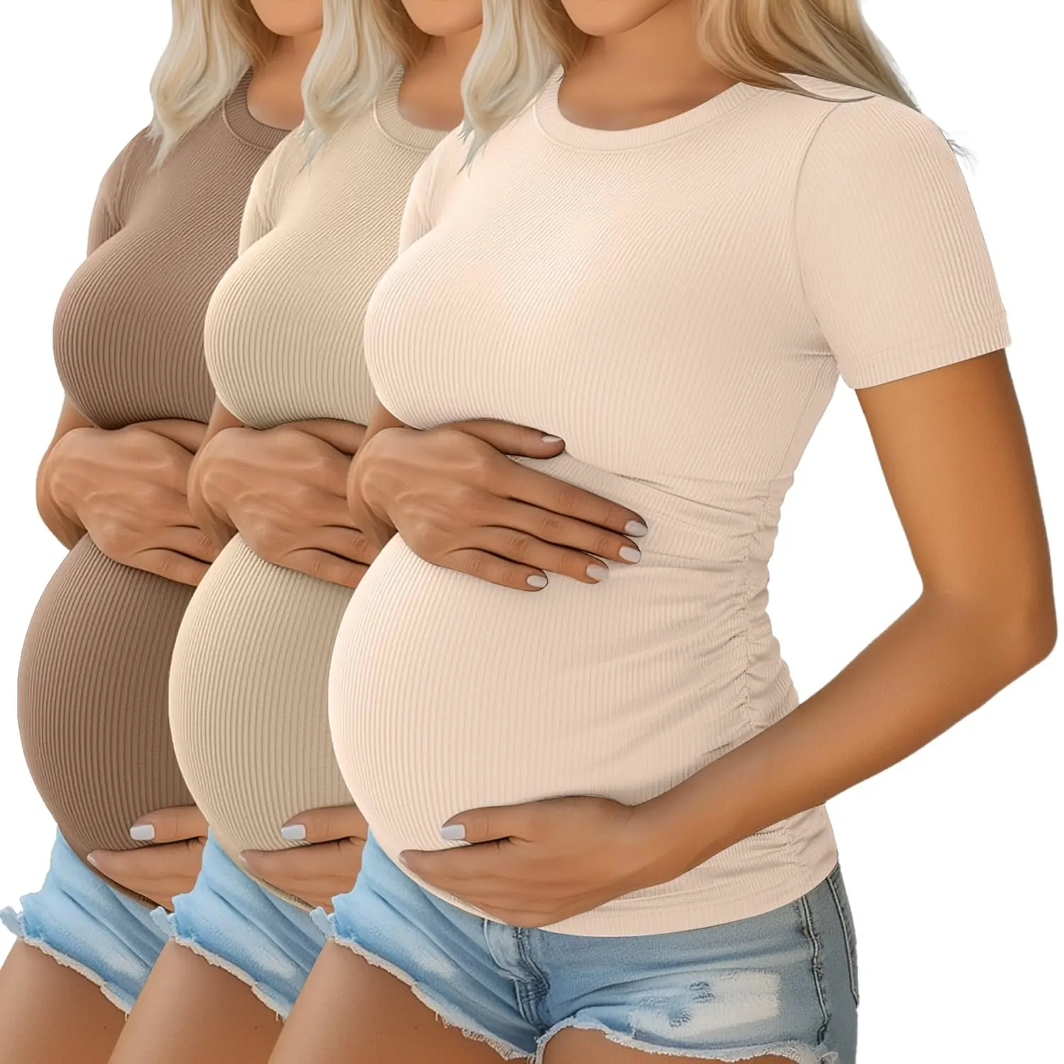 maternity shirts pack 7