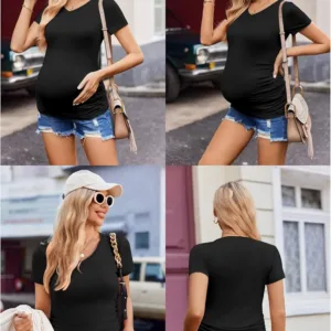 maternity shirts v neck 4