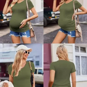 maternity shirts v neck 5