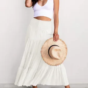 maxi skirt women summer 2