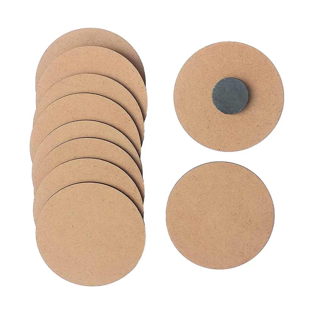 mdf wood craft magnets 1