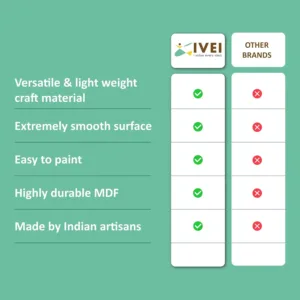 mdf wood craft magnets 5