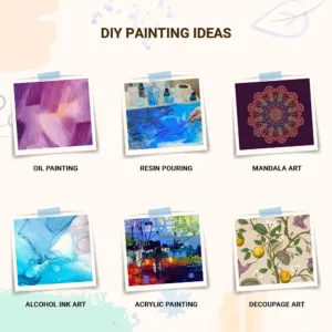 mdf wood craft magnets 6