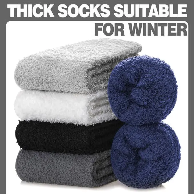 men fuzzy socks 6