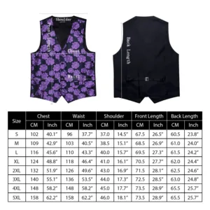 men vest set silk 2